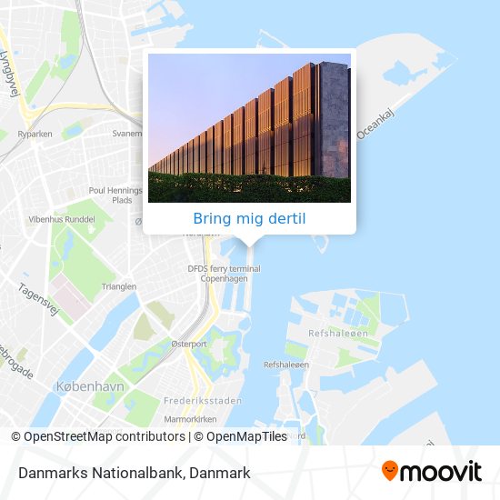 Danmarks Nationalbank kort
