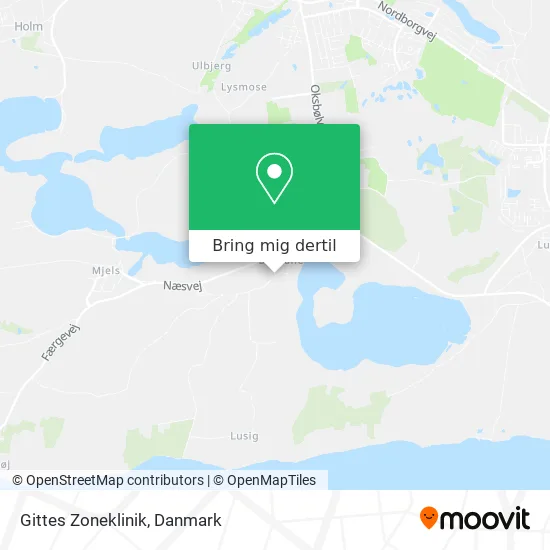 Gittes Zoneklinik kort