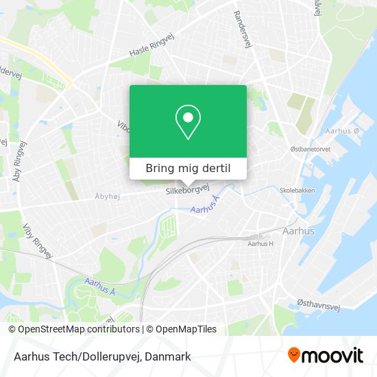 Aarhus Tech/Dollerupvej kort