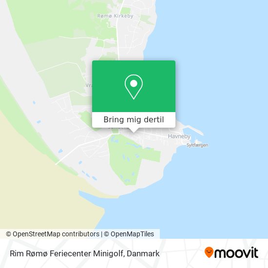 Rim Rømø Feriecenter Minigolf kort
