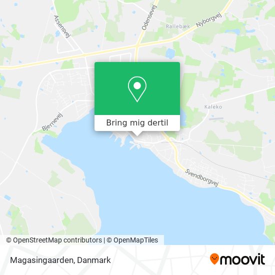 Magasingaarden kort