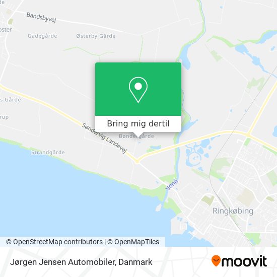 Jørgen Jensen Automobiler kort