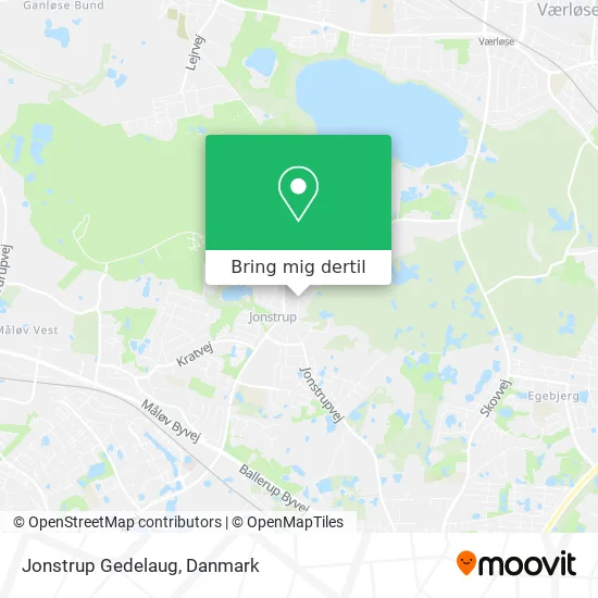 Jonstrup Gedelaug kort