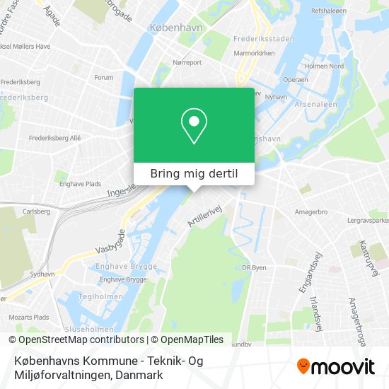 Københavns Kommune - Teknik- Og Miljøforvaltningen kort