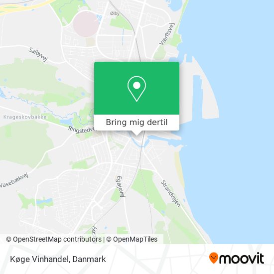 Køge Vinhandel kort