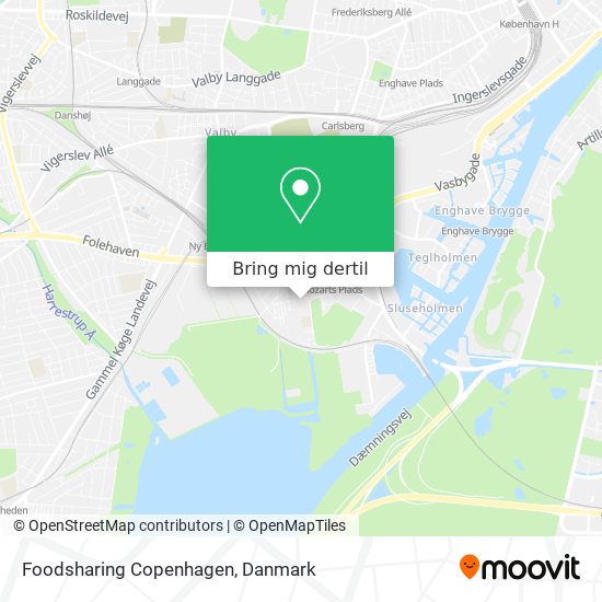 Foodsharing Copenhagen kort