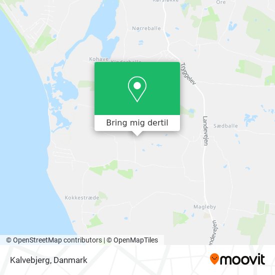 Kalvebjerg kort