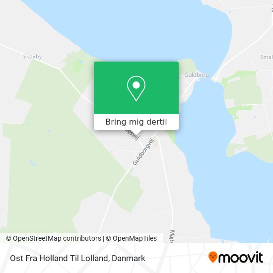 Ost Fra Holland Til Lolland kort