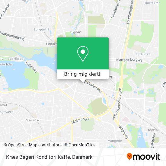 Kræs Bageri Konditori Kaffe kort