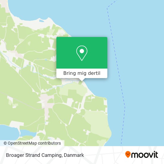 Broager Strand Camping kort