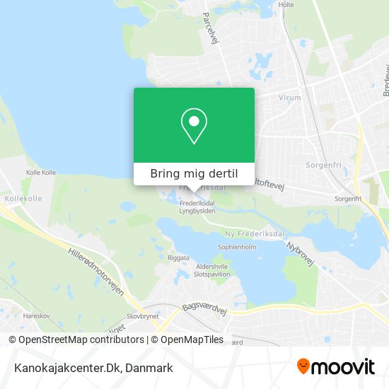 Kanokajakcenter.Dk kort