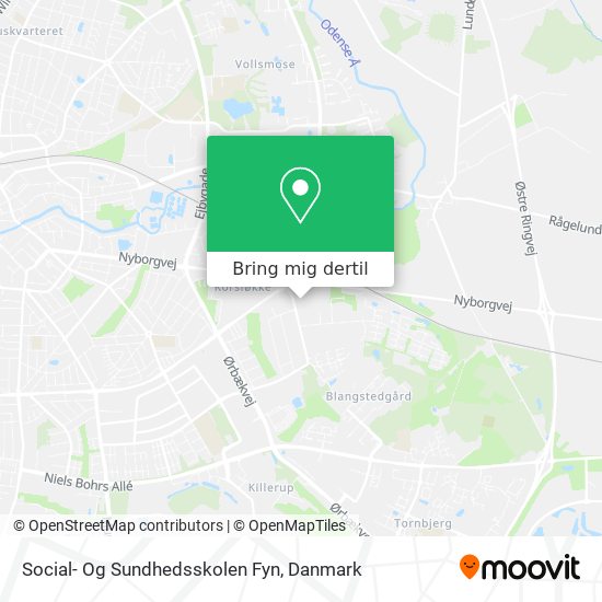 Social- Og Sundhedsskolen Fyn kort