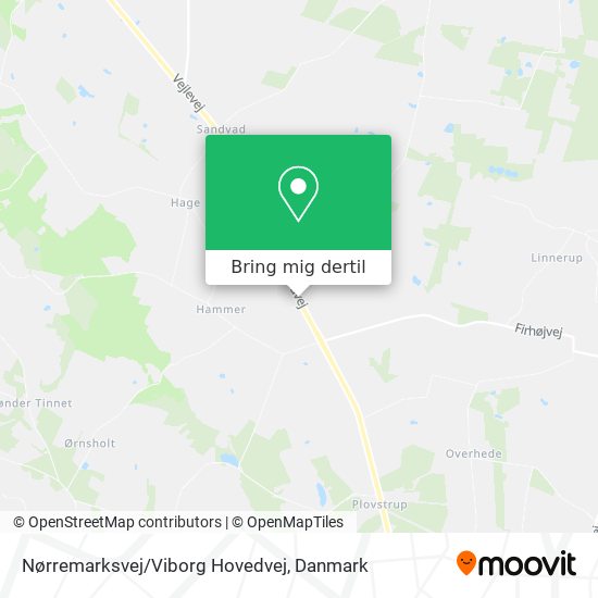 Nørremarksvej/Viborg Hovedvej kort
