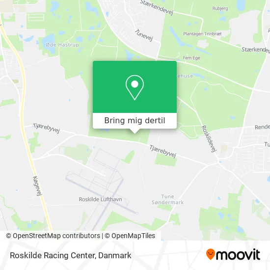 Roskilde Racing Center kort