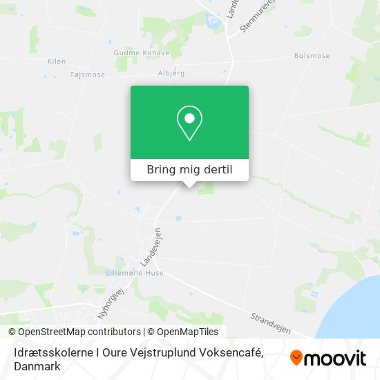 Idrætsskolerne I Oure Vejstruplund Voksencafé kort