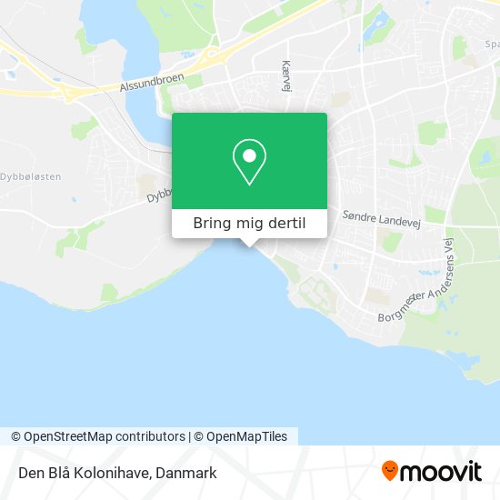 Den Blå Kolonihave kort