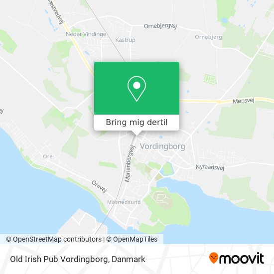 Old Irish Pub Vordingborg kort