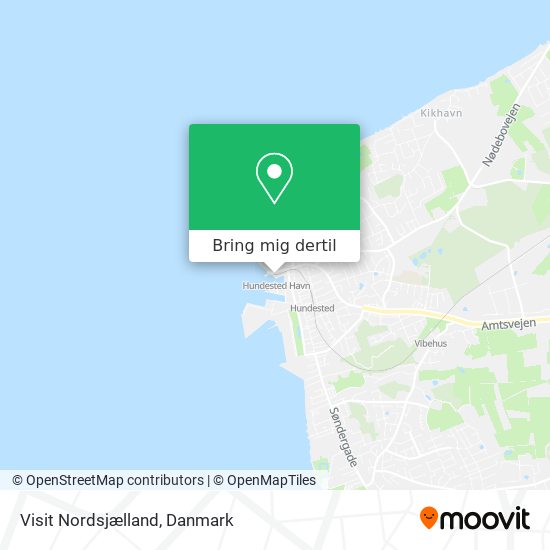 Visit Nordsjælland kort