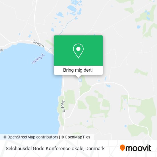 Selchausdal Gods Konferencelokale kort