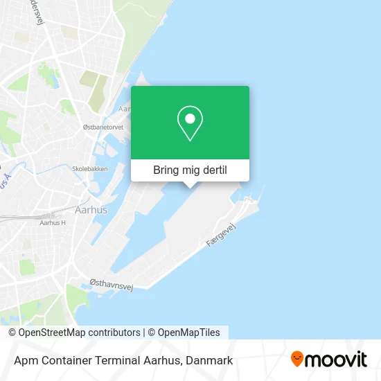 Apm Container Terminal Aarhus kort