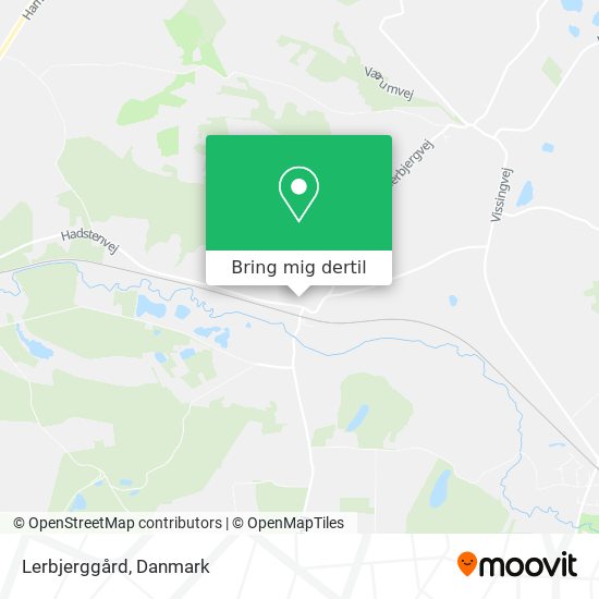 Lerbjerggård kort