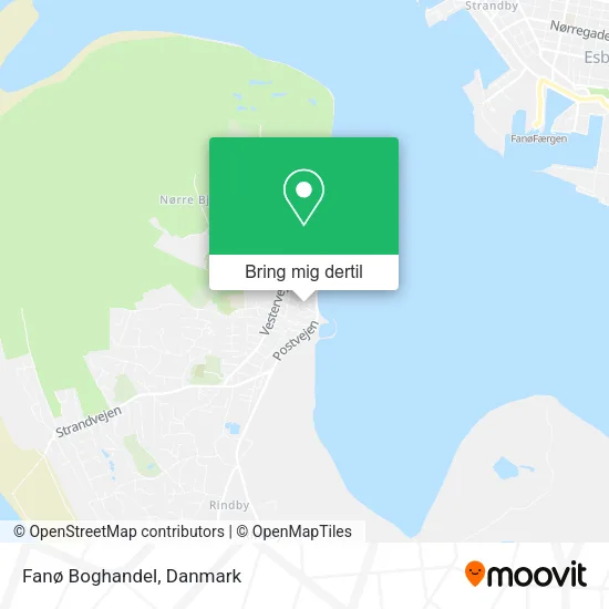 Fanø Boghandel kort