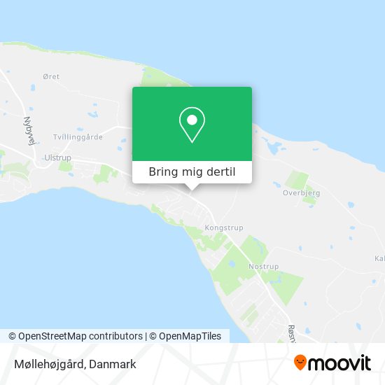 Møllehøjgård kort