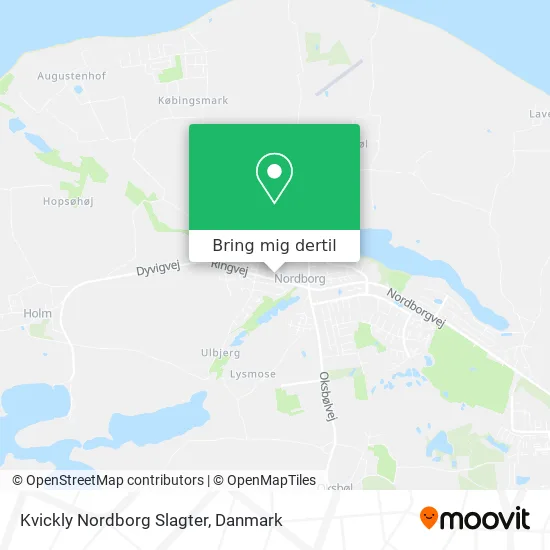 Kvickly Nordborg Slagter kort