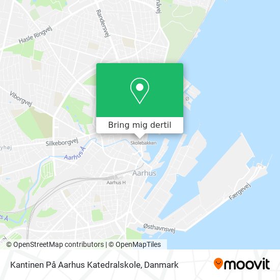 Kantinen På Aarhus Katedralskole kort