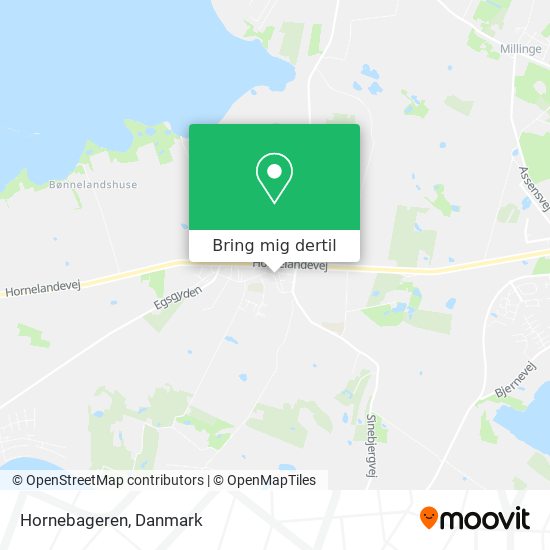 Hornebageren kort