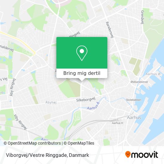 Viborgvej/Vestre Ringgade kort