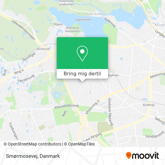 Smørmosevej kort