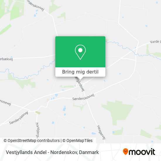 Vestjyllands Andel - Nordenskov kort