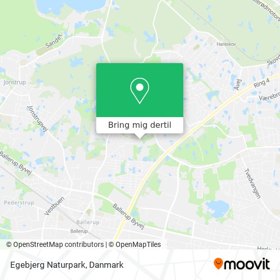 Egebjerg Naturpark kort