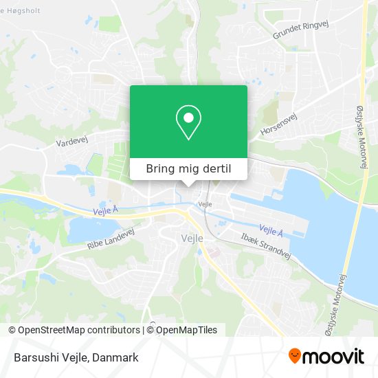 Barsushi Vejle kort