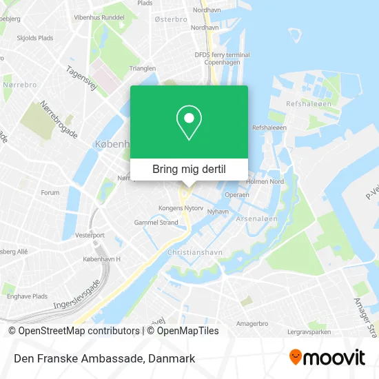 Den Franske Ambassade kort