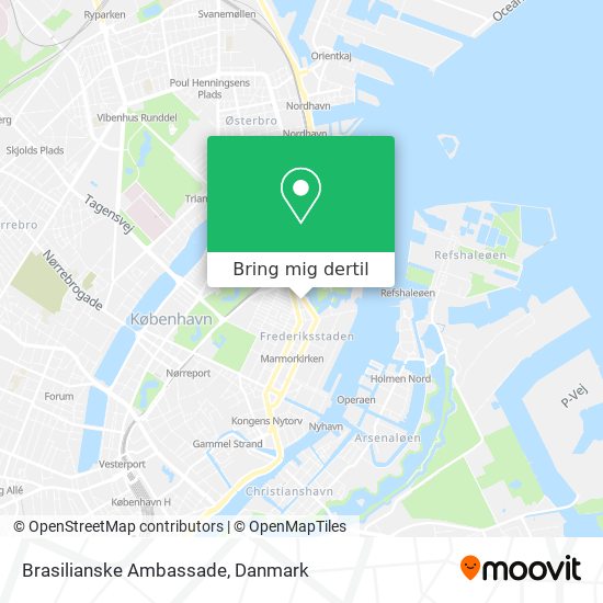Brasilianske Ambassade kort