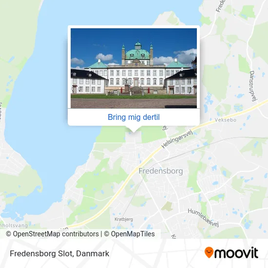 Fredensborg Slot kort