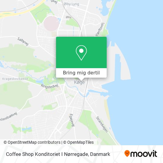 Coffee Shop Konditoriet I Nørregade kort