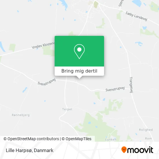 Lille Harpsø kort