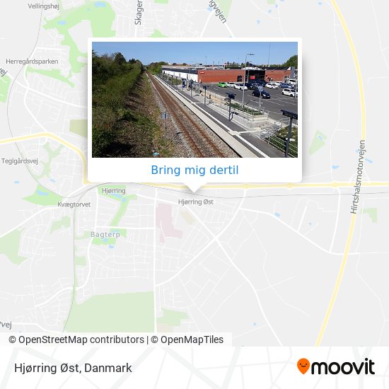 Hjørring Øst kort