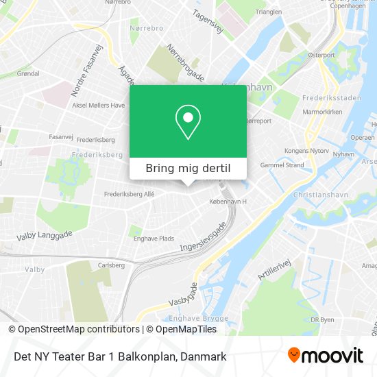 Det NY Teater Bar 1 Balkonplan kort