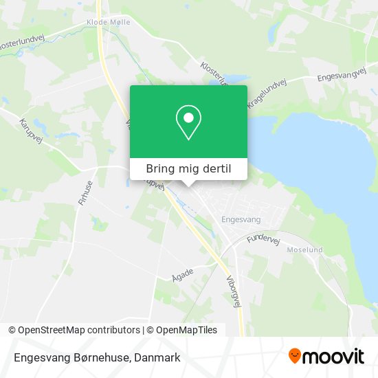 Engesvang Børnehuse kort