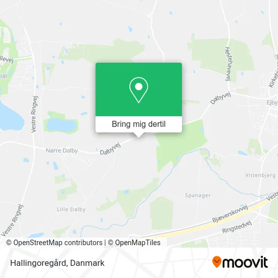 Hallingoregård kort