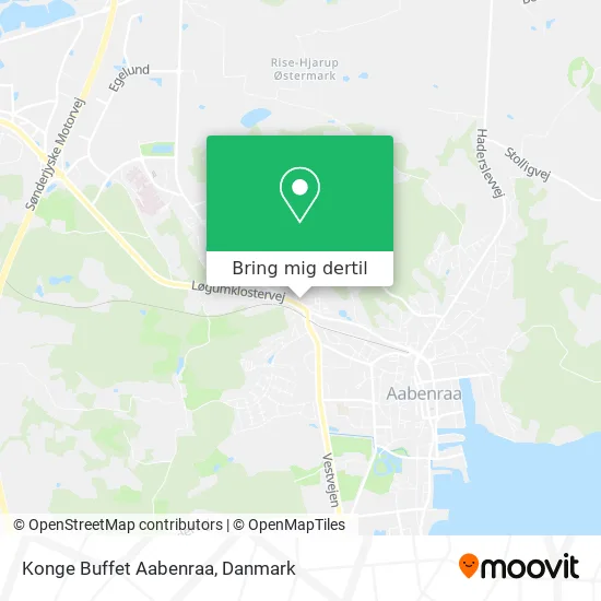 Konge Buffet Aabenraa kort