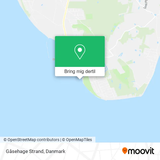 Gåsehage Strand kort