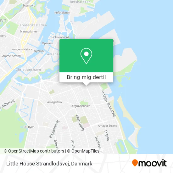 Little House Strandlodsvej kort