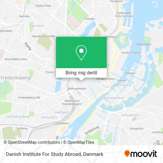 Danish Institute For Study Abroad kort