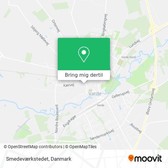 Smedeværkstedet kort