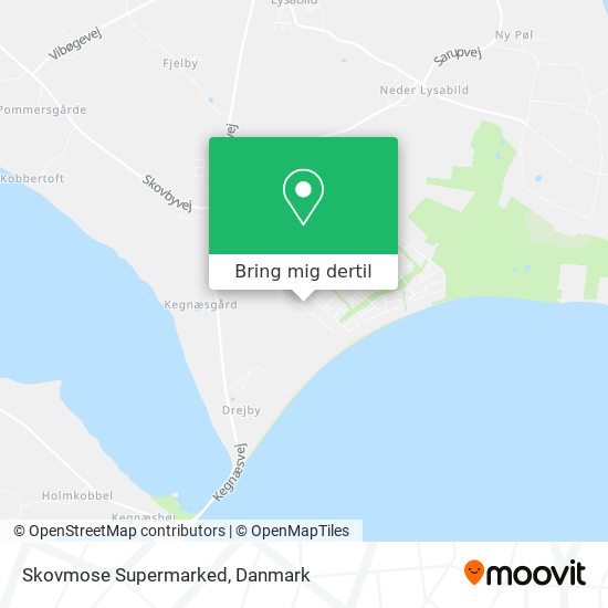 Skovmose Supermarked kort